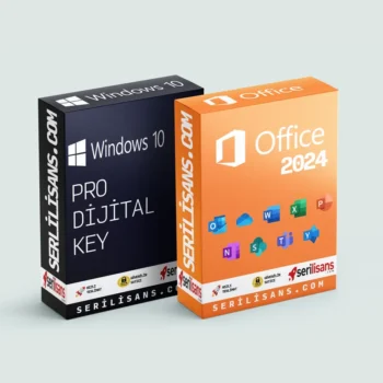 Windows 10 Pro ve Office 2024 dijital lisans paketi