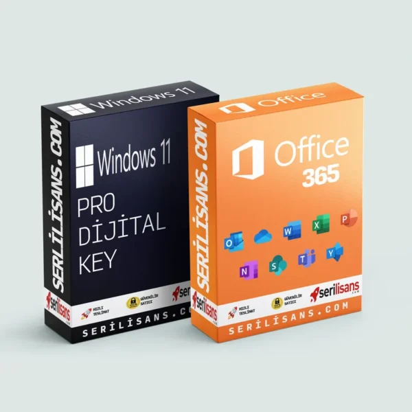 Windows 11 Pro Lisans + Microsoft 365 (Office 365) 12 Aylık Paket